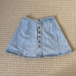 Brandy Melville light denim skirt